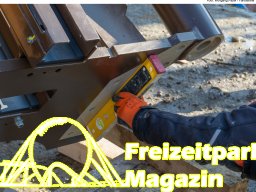 Aufbau des Themenbereichs „Sonnenbucht“ in FANTASIA (Januar 2025)